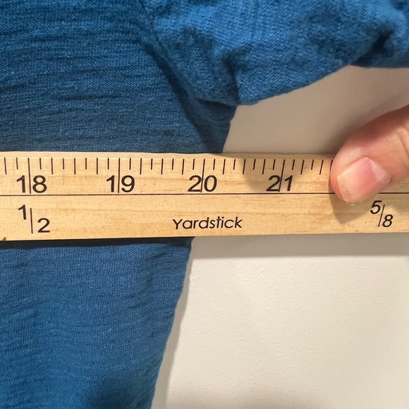 Guess Jeans Mens Blue Henley Pocket T Shirt XL/TG Cotton - Picture 7 of 8